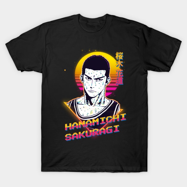hanamichi sakuragi T-Shirt by Retrostyle